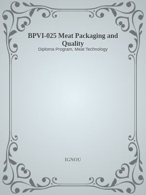 BPVI-025 Meat Packaging and Quality